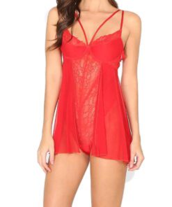 baby-doll-teddy-mesh-y-encaje-sexy-rojo-map