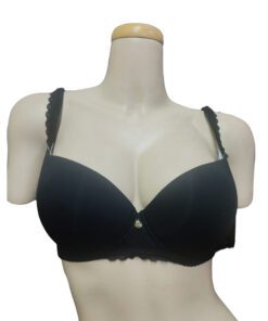 Bra Realce Push Up Encaje En Espalda Ancha Haby 12352