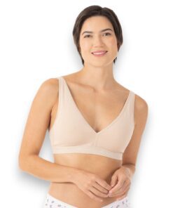 Bra Tipo Bralette Copa Triangular Algodón Mujer Optima 13634