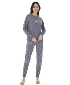 Pijama Con Pantalón Manga Larga Dama Mujer Tops & Bottoms 25773