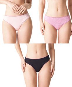 Tanga Braga De Algodón Mujer 3 Piezas Tops & Bottoms 26094
