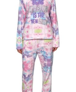 Pijama Multicolor Polar Manga Larga Pantalón Lazy Lola 3398