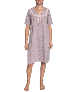 Pijama Bata Camisón Cerrada Manga Corta Dama Intime 40715