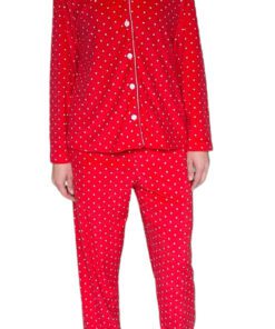 Pijama Abierta Botones Suave Polar Ligero Mujer Deborah 5315