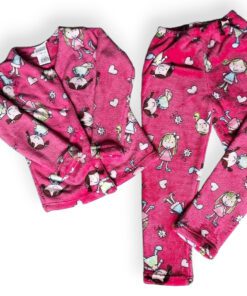 Pijama Polar Abierta Manga Larga Pantalón Niña Sleepy 5393