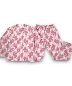 Pijama Manga Larga Diseño De Flores Mujer Deborah 5408