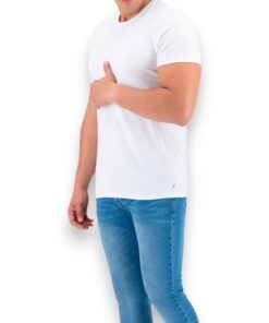 Playera Cuello Redondo Manga Corta Algodón Trueno 700