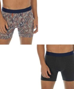 Boxer Corte Medio Algodón Paquete 2 Piezas Skiny 75045