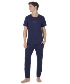 Pijama 2 Playeras 1 Pantalón Con Bolsas Hombre Skiny 75456