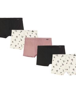 Boxer Corto Navideño Pack De 5 Piezas Niño Teens Skiny 75554