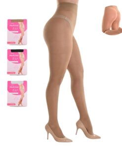 Pantimedia Mediana Compresión Lycra Camelia Medicinal 830