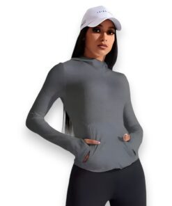 Hoodie / Sudadera Deportiva Con Gorro Y Bolsa De Canguro Cationic 8801