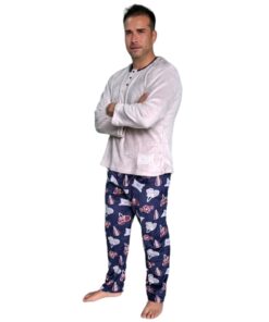 Pijama Polar Suave Flannel Caballero Hombre Star West 953
