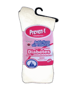 Calcetín 3/4 Dama Pie Diabético Afelpado Prevent Mujer