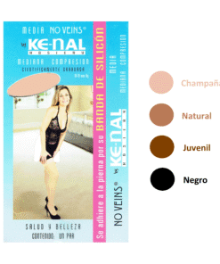 Media Con Banda D Silicón Compresión Media Circulación Kenal