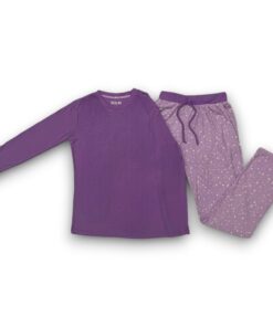 Pijama Manga Larga Con Pantalón Diseños Mujer Solbi S6403