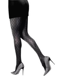 Pantimedia Brillante Rombos Con Lurex Sex Appeal 2561