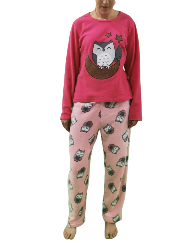 pijama-polar-buho-dama-mujer-manga-larga-pantalon-13718-lazy-lola