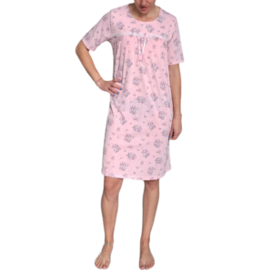 pijama-camison-cerrado-algodon-manga-corta-dama-intime-40717