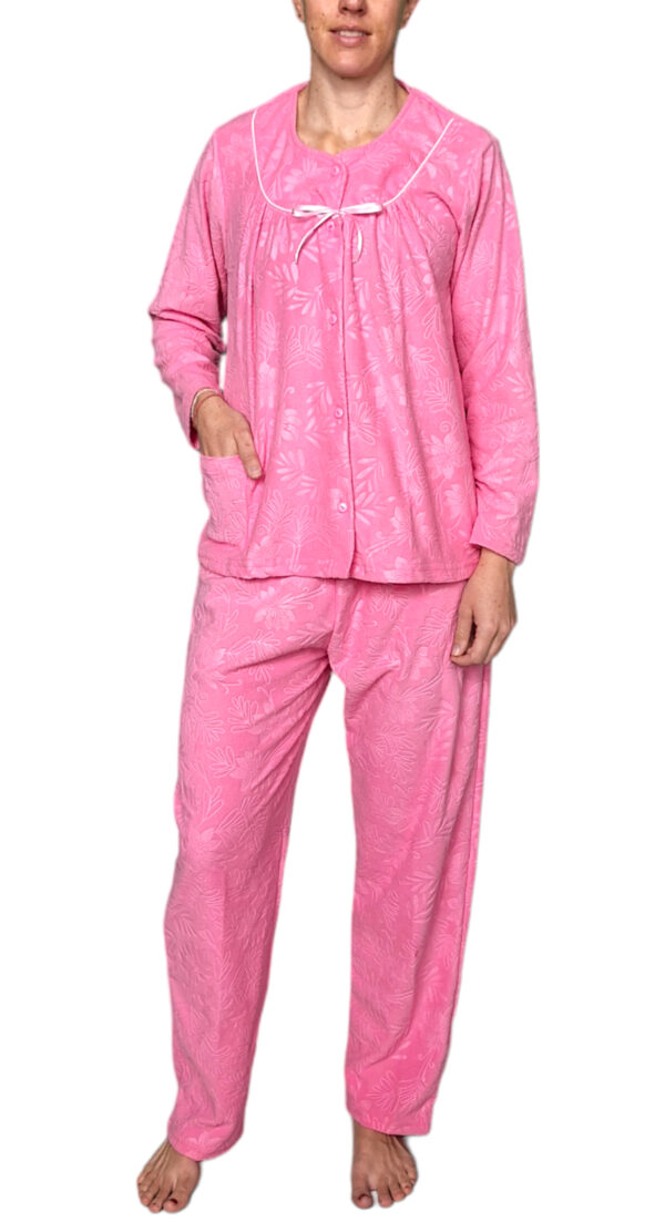 pijama-polar-abierta-botones-manga-larga-mujer-intime-60445