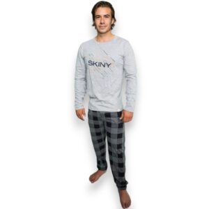 pijama-ligera-manga-larga-con-pantalon-hombre-skiny-74685