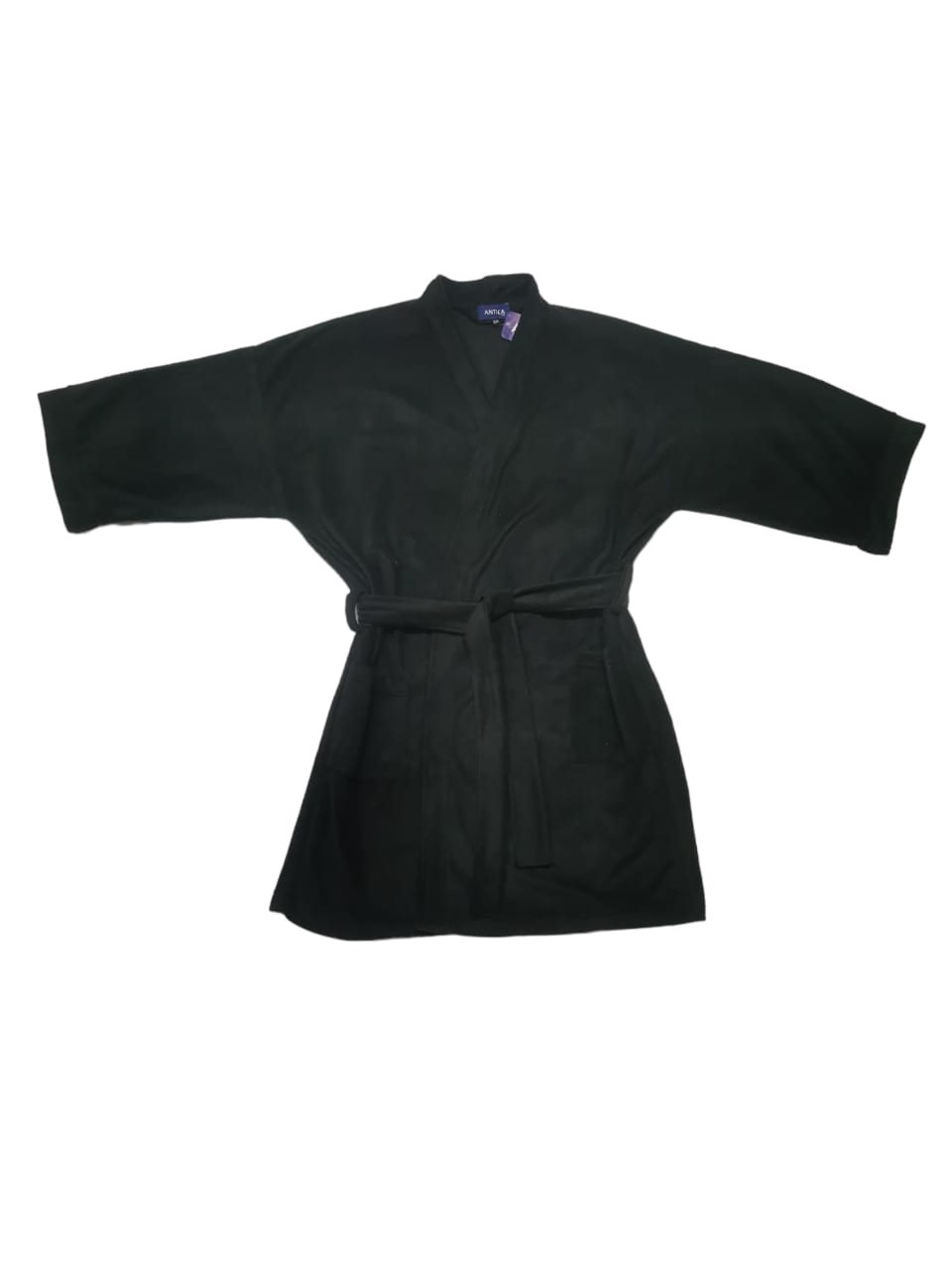 Bata Micro Polar De Caballero Con Cinta Y Bolsillos 1547 Antica