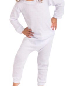 Conjunto Térmico Para Niña Playera Pantalón De Algodón 20tna