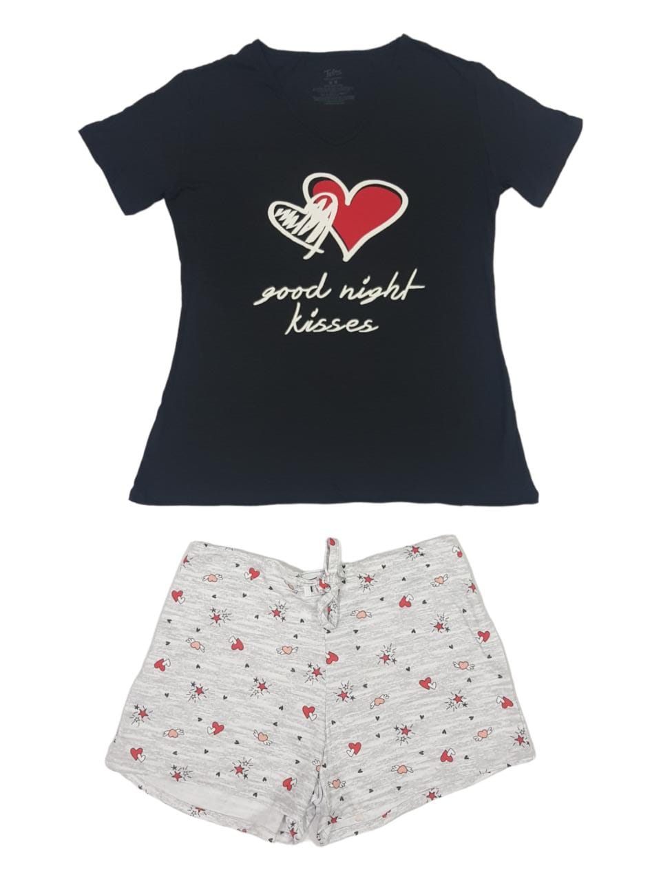 Pijama Algodón Short Manga Corta Twins Mujer Corseteria la conchita