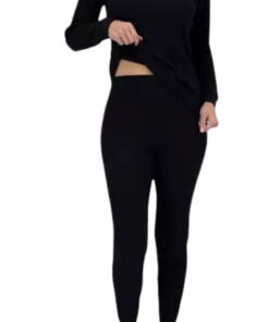 Conjunto Térmico Para Dama Playera Pantalón De Algodón 30TD