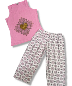 Pijama Algodón Dama Capri Sin Manga 3348 Lazy Lola