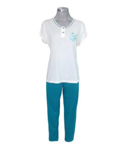 Pijama Algodón Deborah Manga Corta Pantalón 4319 Mujer Dama
