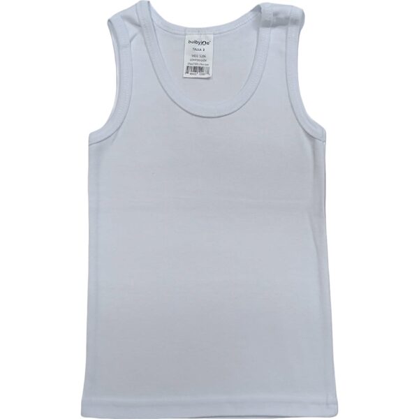 Camiseta Sin Mangas Algodón Para Bebé Beiby Joe 5206