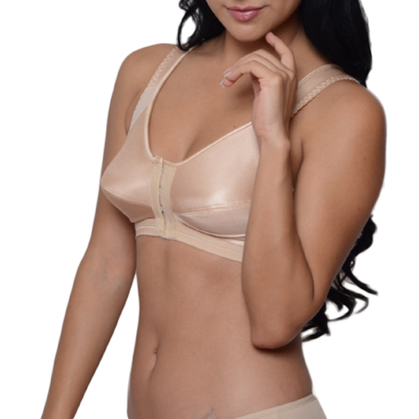 Brasier Peto Corto Soporte Espalda Broches Al Frente 681 Leyda - Image 4