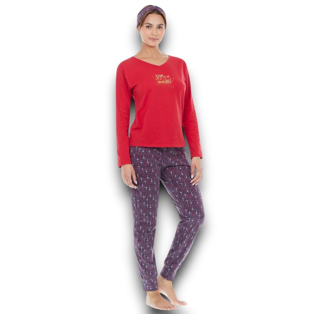 Pajama Pants Pijamas Rojas Mujer Pantalon Pijamas Corazones Fucsia