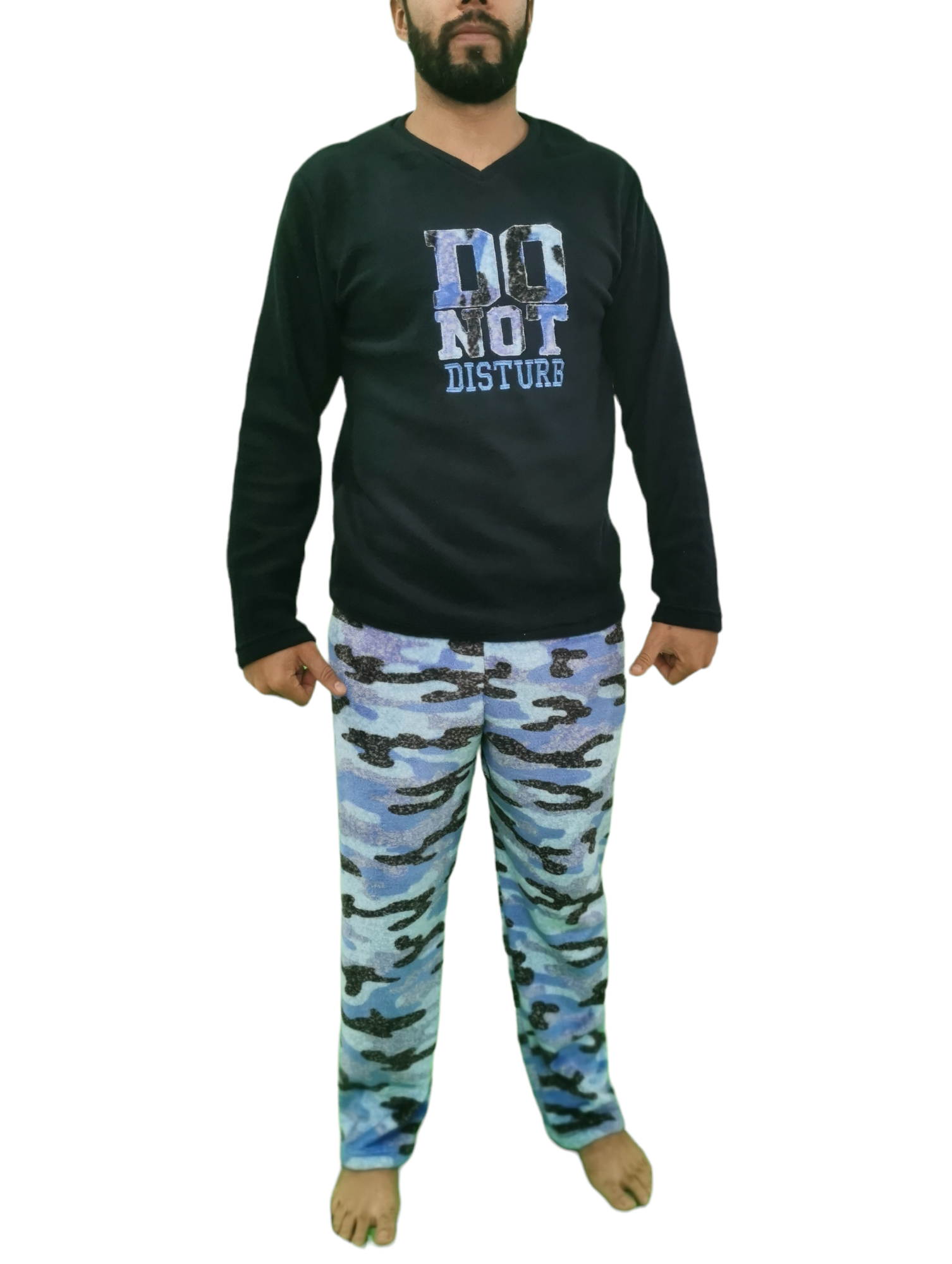 Pijama Polar Playera Y Pantalón Sleepy 9279 Hombre Caballero