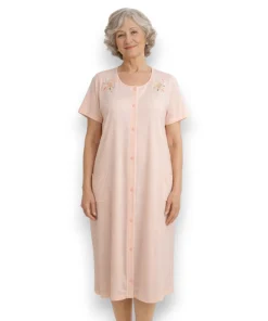 pijama-bata-manga-corta-botones-algodon-deborah-1110-mujer