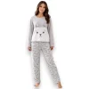 pijama-polar-dama-oso-mujer-manga-larga-pantalon-13717-lazy-lola