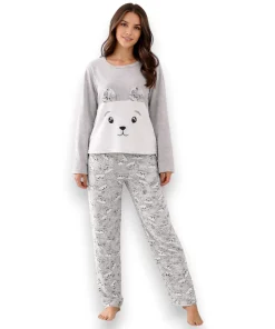 pijama-polar-dama-oso-mujer-manga-larga-pantalon-13717-lazy-lola