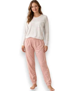 pijama-estrellas-manga-larga-pantalon-algodon-mujer-topsbottoms-25361