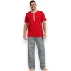 pijama-pantalon-optima-algodon-manga-corta-39245-hombre