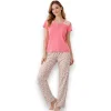 pijama-pantalon-manga-corta-algodon-deborah-4124-mujer