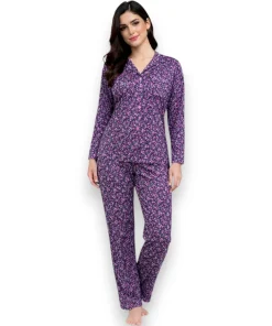 pijama-manga-larga-fresca-abierta-pantalon-solbi-s6102-mujer