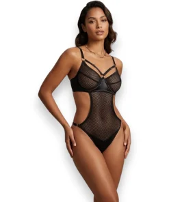 baby-doll-tony-body-tanga-arnes-red-vinil-sexy-cocoa-lingerie